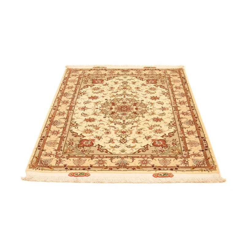 Perserteppich - Täbriz - Royal 100 x 152 cm Teppichbrücke - beige