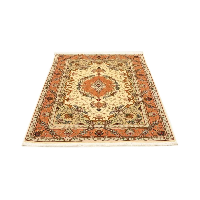 Perserteppich - Täbriz - Royal 101 x 150 cm Teppichbrücke - beige