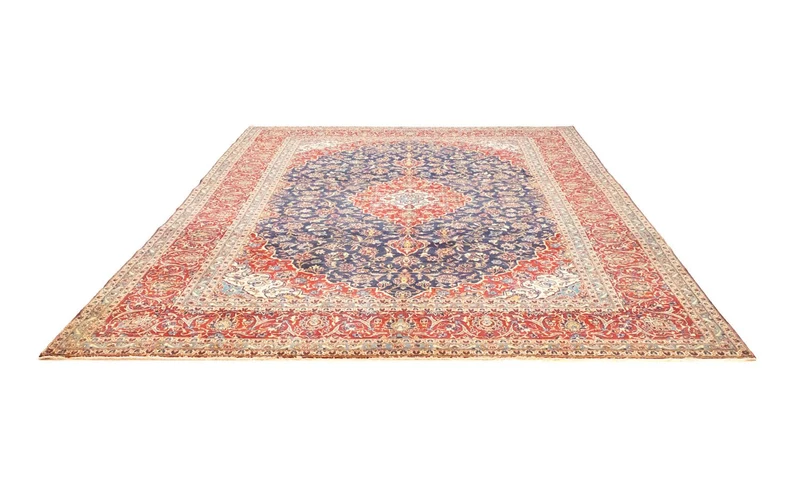 Perserteppich - Keshan 294 x 405 cm - blau