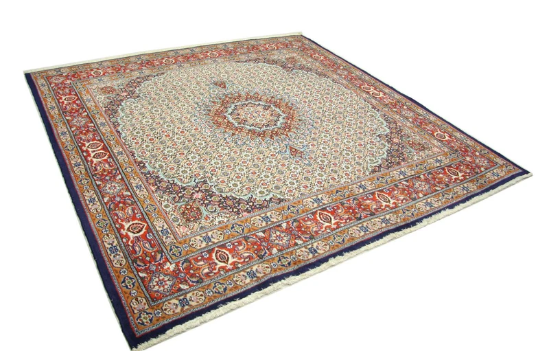 Perserteppich - Classic 195 x 195 cm - beige