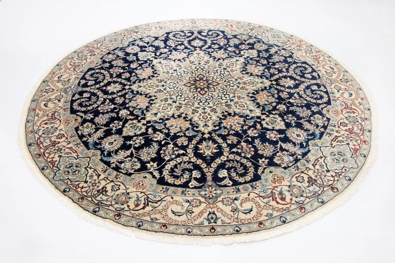 Perserteppich - Nain - Royal 210 x 210 cm Runder Teppich