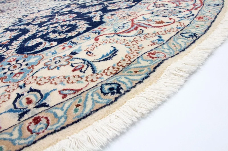 Perserteppich - Nain - Royal 210 x 210 cm Runder Teppich