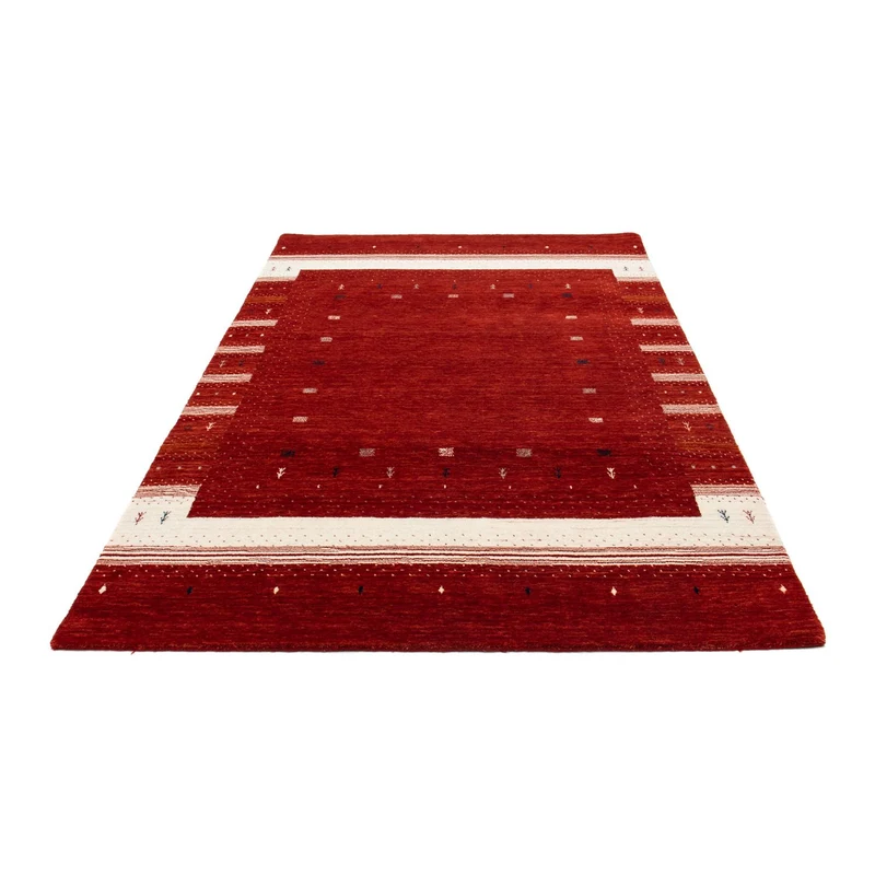 Gabbeh Teppich - Loribaft Indus 140 x 204 cm - rot