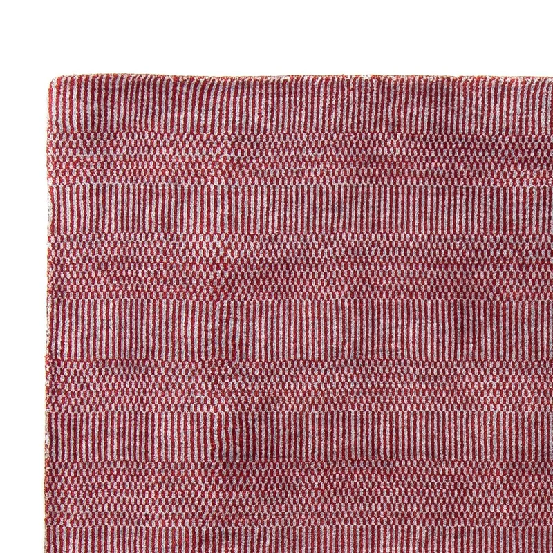 Designer Teppich 142 x 201 cm - rot