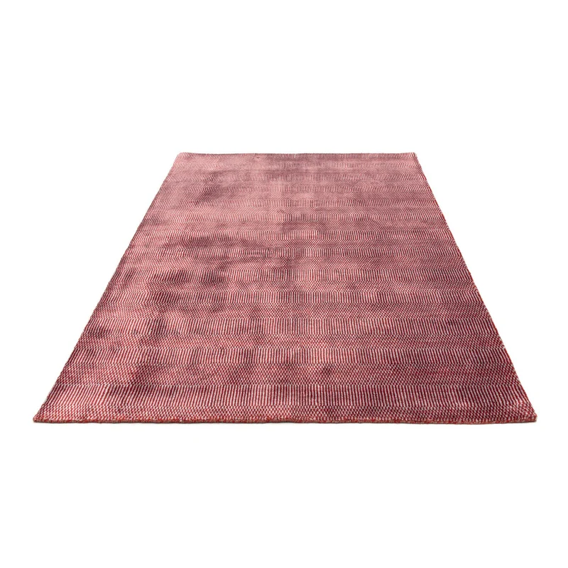 Designer Teppich 142 x 201 cm - rot