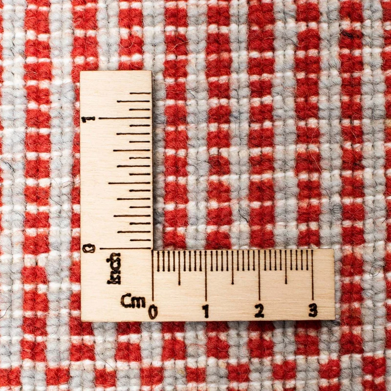 Designer Teppich 142 x 201 cm - rot