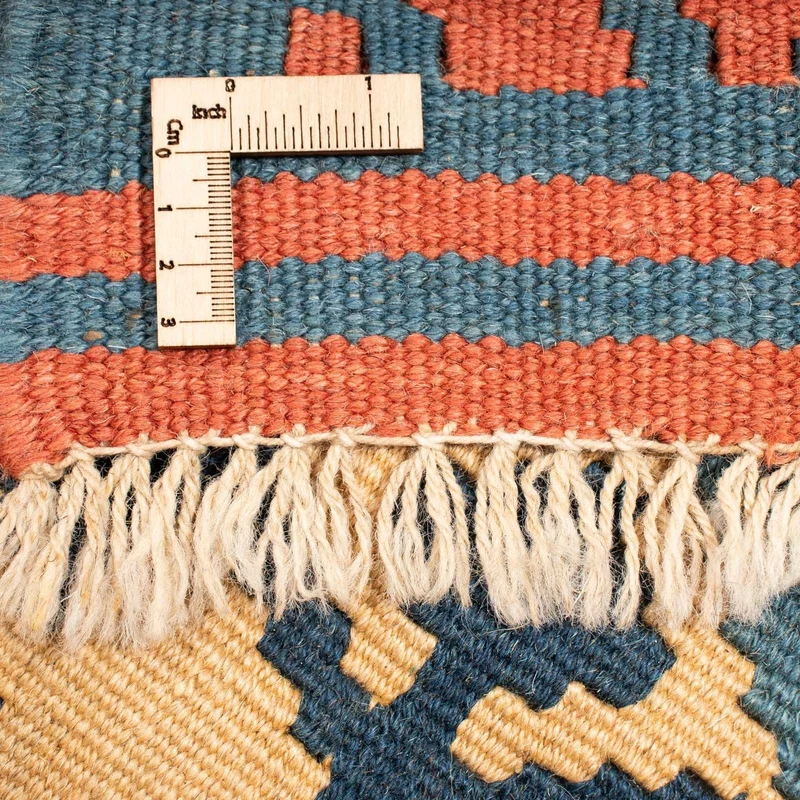 Kelim Teppich - Oriental 198 x 212 cm - blau