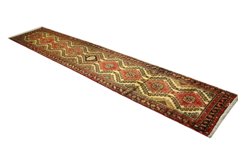 Perserteppich - Nomadic 80 x 406 cm - rot