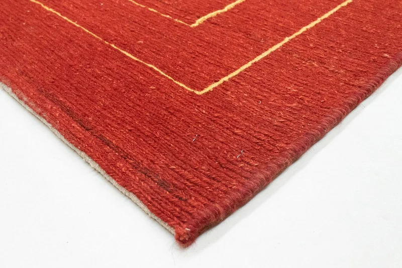 Gabbeh Teppich - Perser 143 x 196 cm - rot