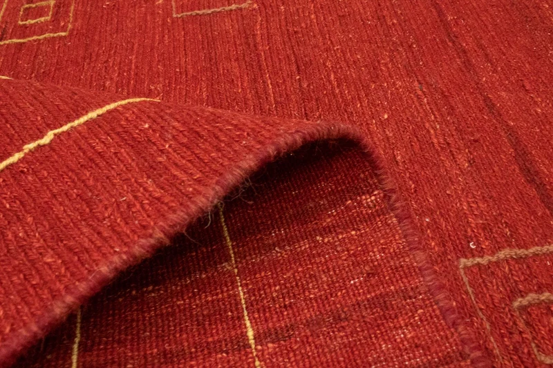 Gabbeh Teppich - Perser 143 x 196 cm - rot