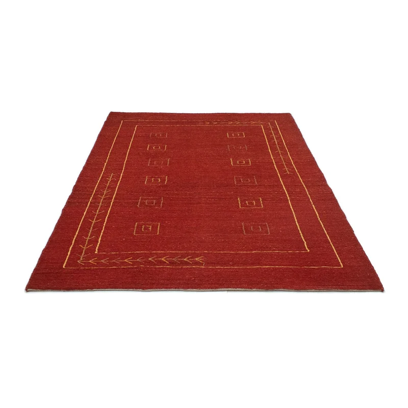 Gabbeh Teppich - Perser 143 x 196 cm - rot
