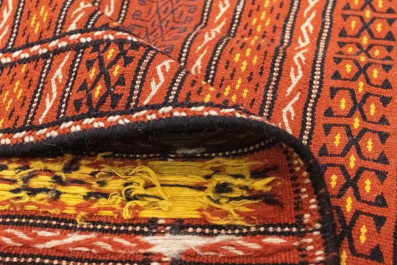 Kelim Teppich - Oriental 165 x 235 cm - braun