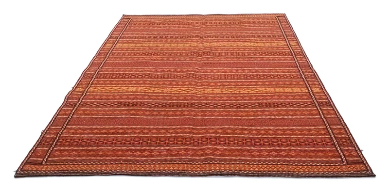 Kelim Teppich - Oriental 165 x 235 cm - braun