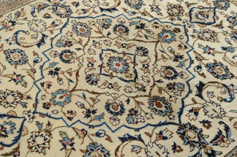 Perserteppich - Keshan 194 x 302 cm - beige