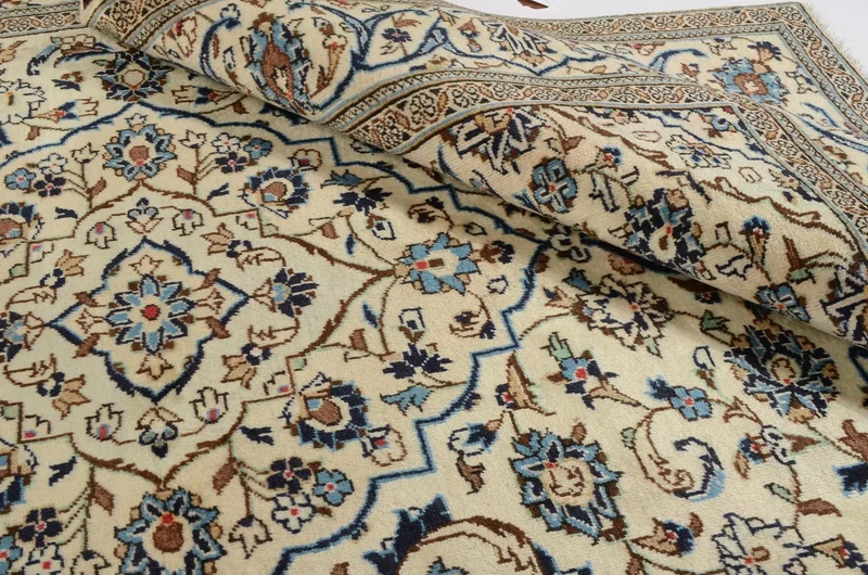 Perserteppich - Keshan 194 x 302 cm - beige
