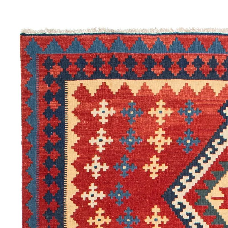 Kelim Teppich - Oriental 204 x 314 cm - rot
