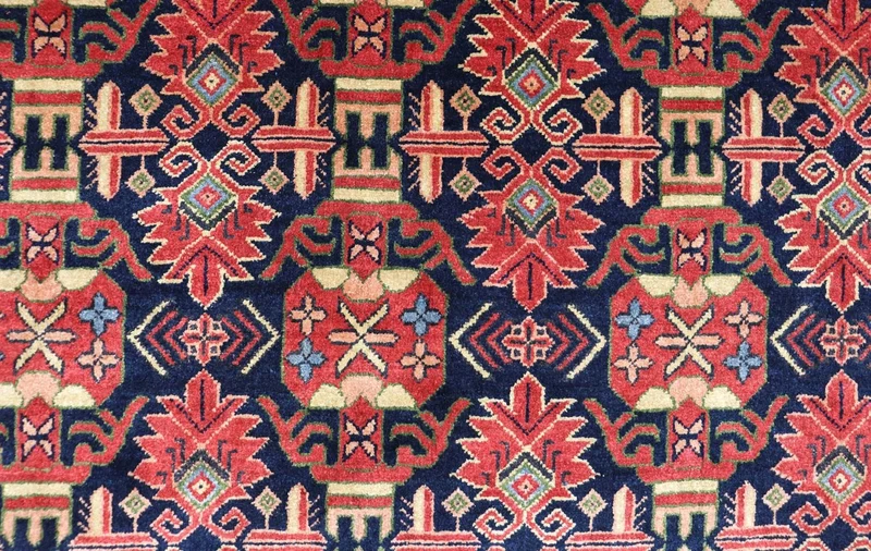 Afghan Teppich 121 x 182 cm - rot