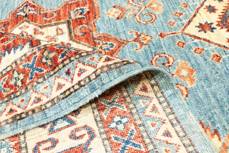 Ziegler Teppich - Kazak 149 x 207 cm - türkis