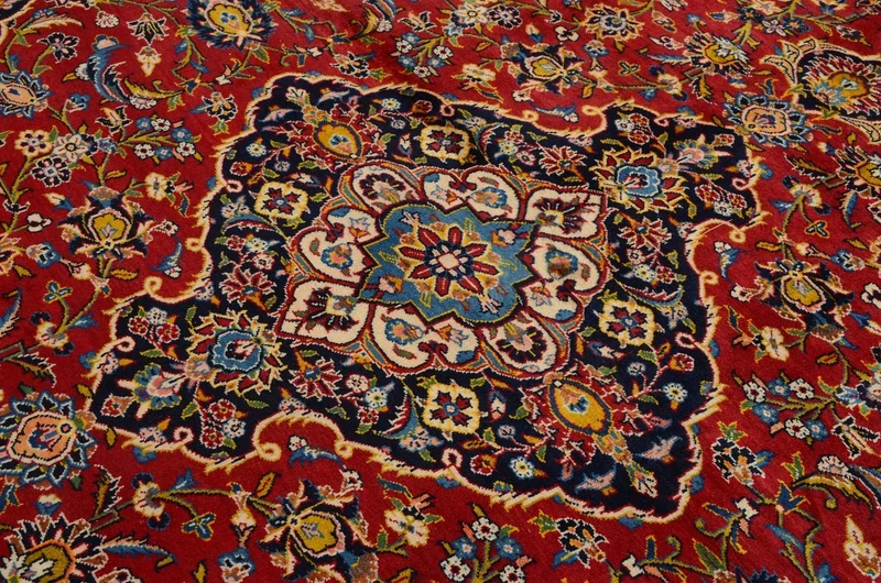Keshan Teppich 255x360cm - Perserteppich