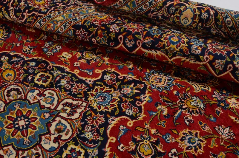 Keshan Teppich 255x360cm - Perserteppich