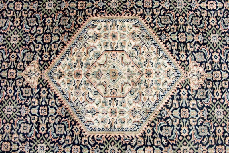 Orientteppich - Bidjar - Indus 196 x 248 cm - dunkelblau