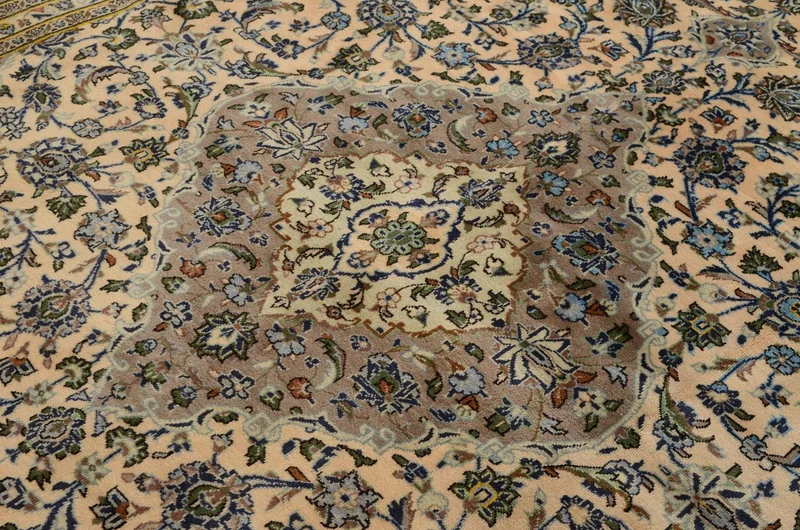 Perserteppich - Keshan 237 x 341 cm - beige