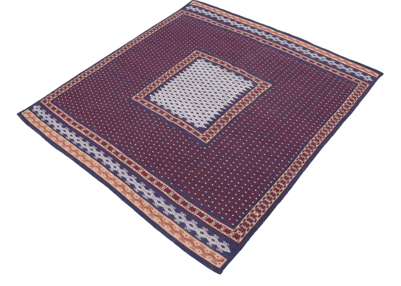 Kelim Teppich - Oriental 135 x 146 cm - blau