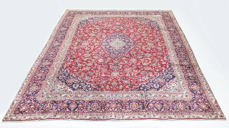 Perserteppich - Keshan 282 x 367 cm - rot