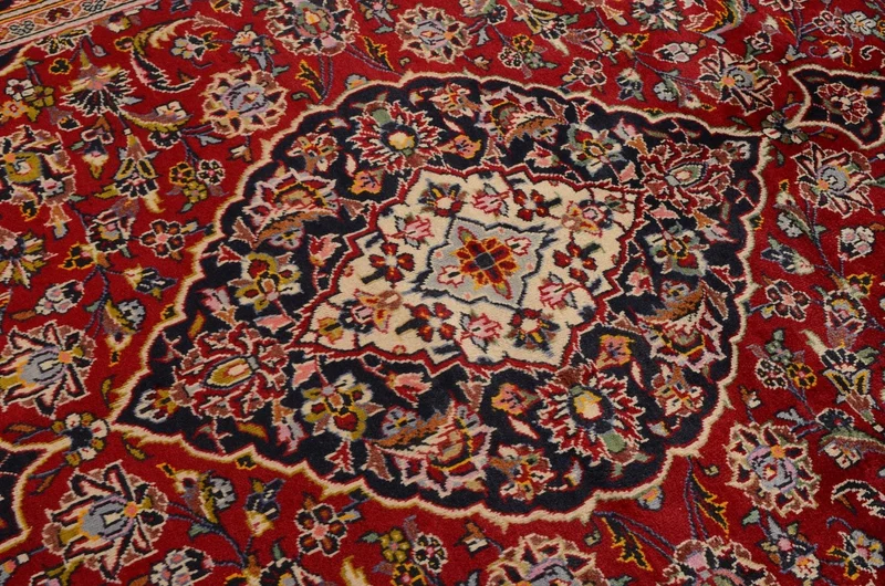 Perserteppich - Keshan 194 x 299 cm - rot