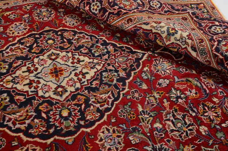 Perserteppich - Keshan 194 x 299 cm - rot