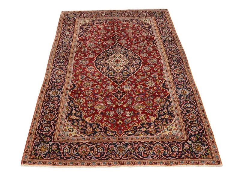 Perserteppich - Keshan 194 x 299 cm - rot