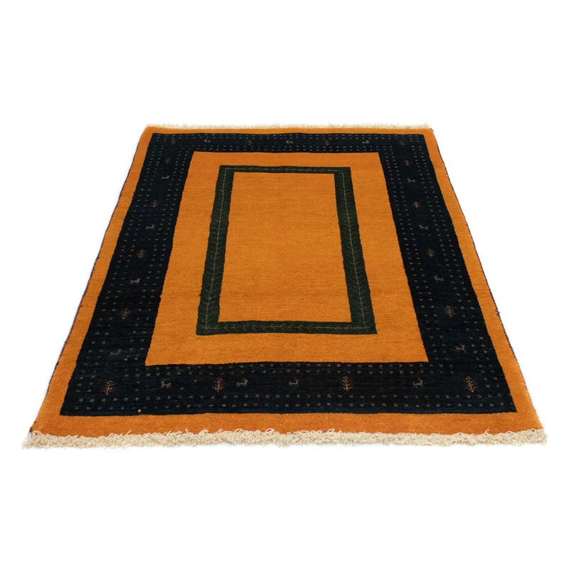 Gabbeh Teppich - Perser 100 x 148 cm - gold