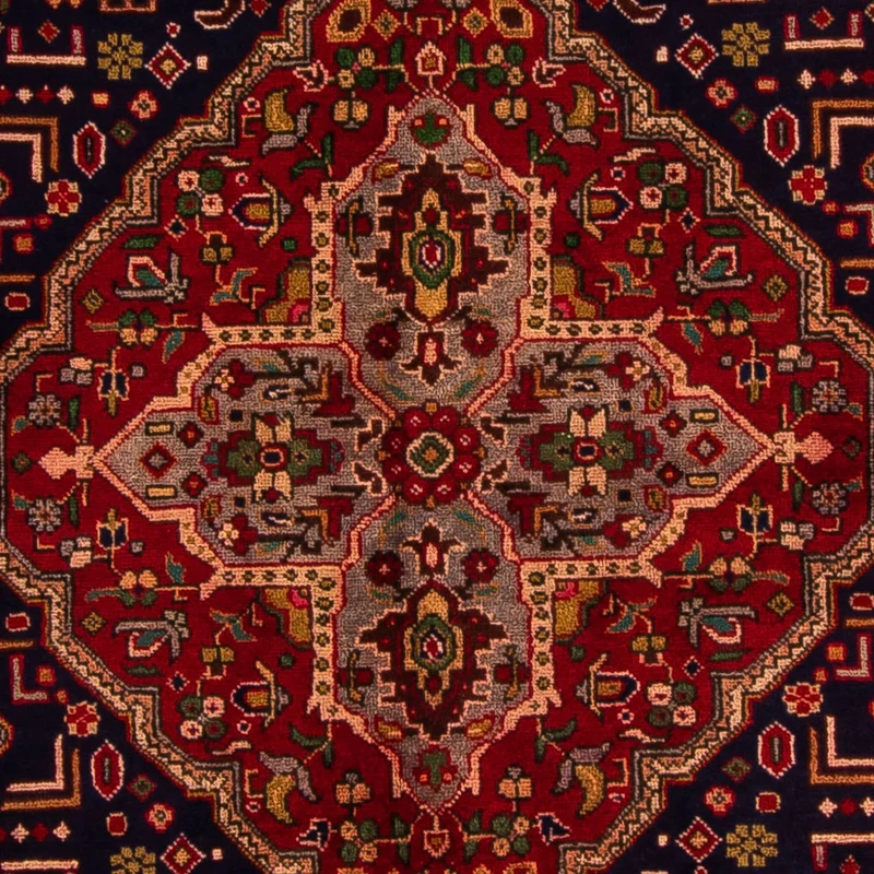 Perserteppich - Täbriz 197 x 297 cm - dunkelblau