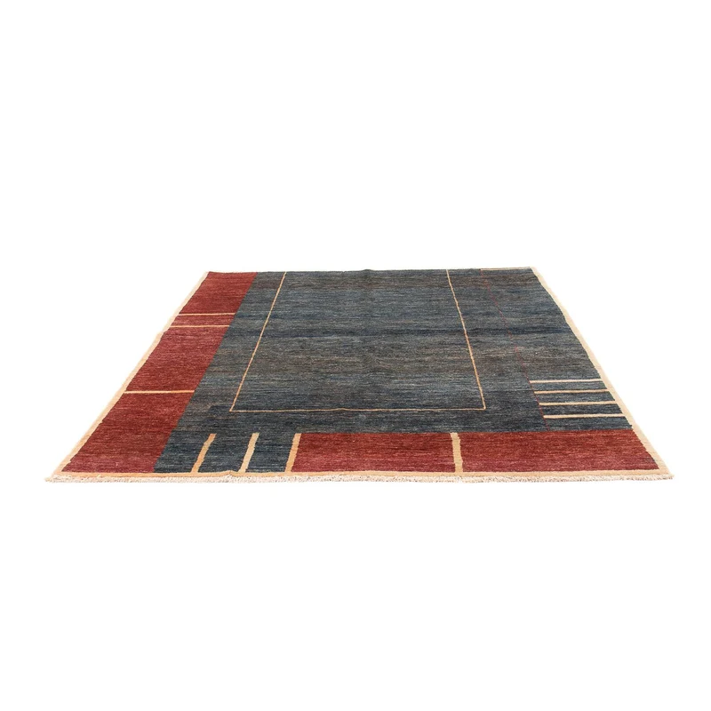 Ziegler Teppich - Modern quadratisch - 197 x 215 cm - blau