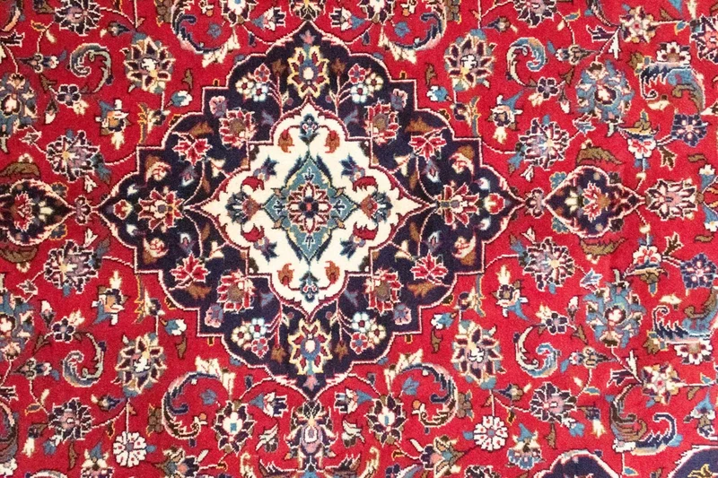 Perserteppich - Keshan 146 x 251 cm - rot