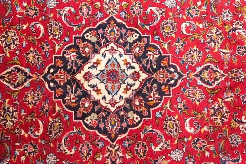Perserteppich - Keshan 150 x 258 cm - rot