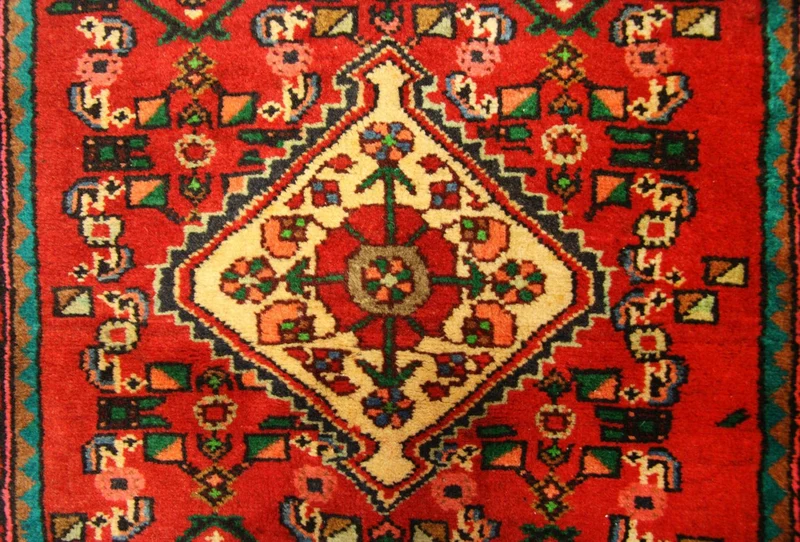 Perserteppich - Nomadic 80 x 367 cm - rot