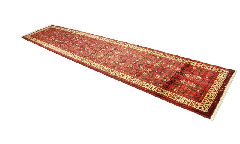 Perserteppich - Nomadic 90 x 403 cm - rot