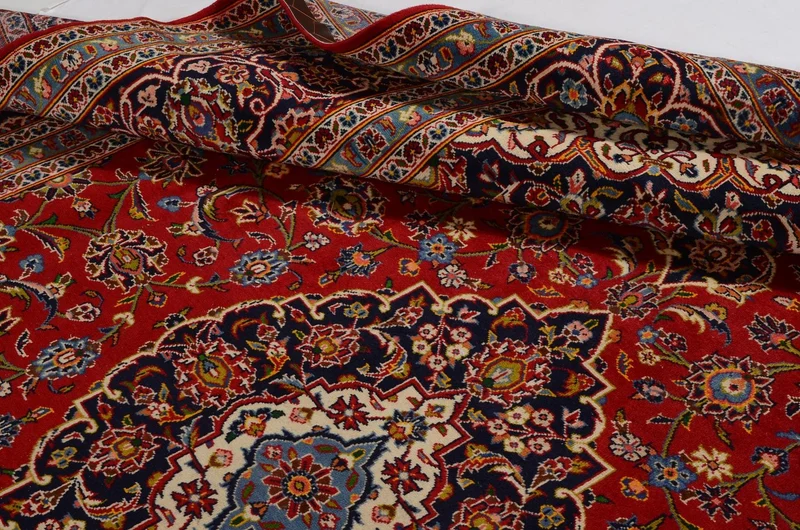 Perserteppich - Keshan 255 x 360 cm - rot