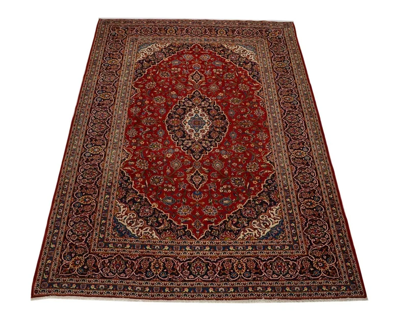 Perserteppich - Keshan 255 x 360 cm - rot