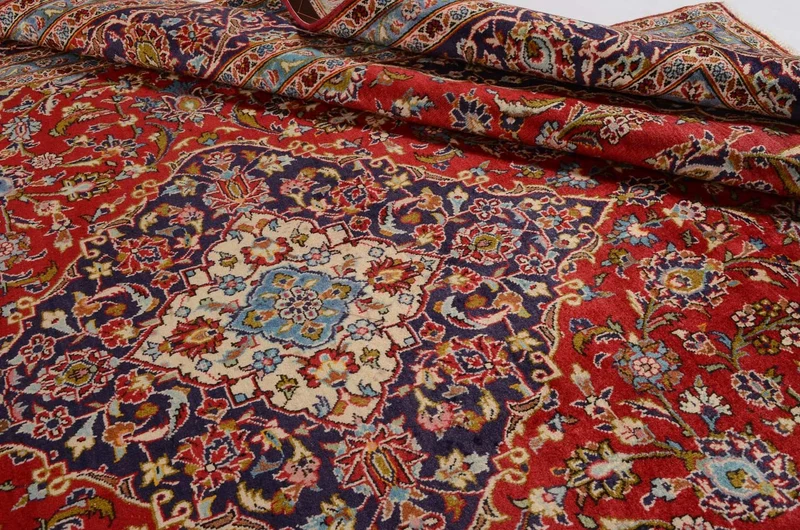 Perserteppich - Keshan 244 x 366 cm - rot