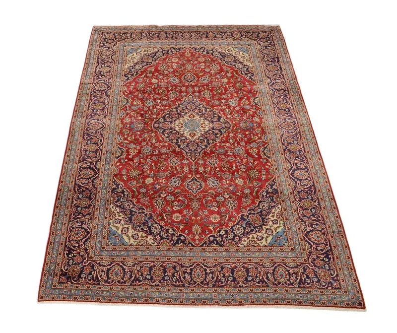 Perserteppich - Keshan 244 x 366 cm - rot