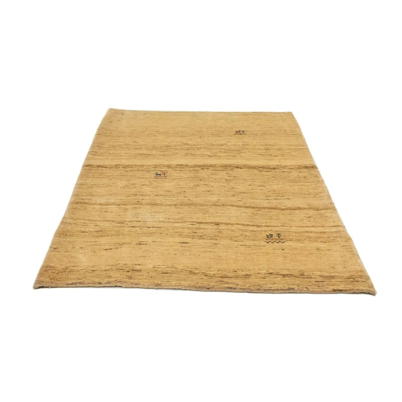 Gabbeh Teppich - Perser 124 x 167 cm - gold