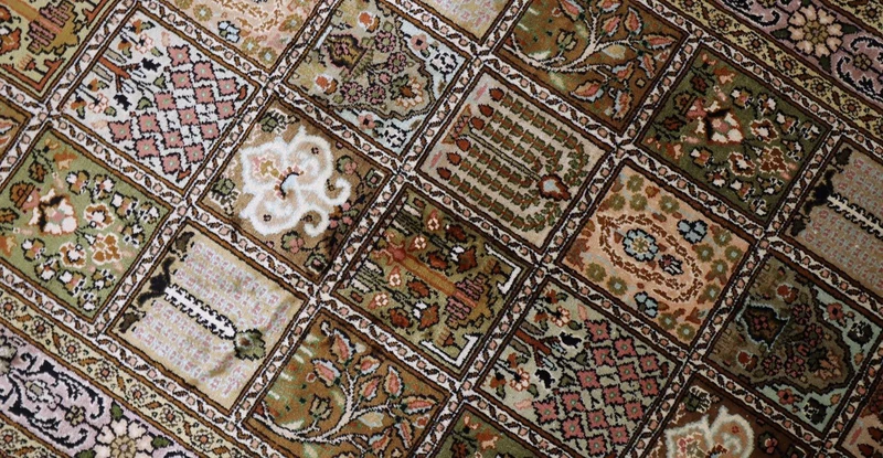 Seidenteppich - Kaschmir Seide 90 x 152 cm Teppichbrücke