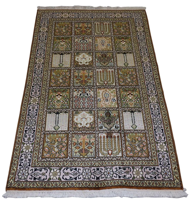 Seidenteppich - Kaschmir Seide 90 x 152 cm Teppichbrücke