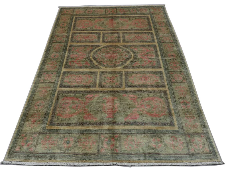 Ziegler Teppich 120 x 220 cm - olivgrün