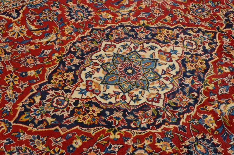 Perserteppich - Keshan 240 x 350 cm - rot