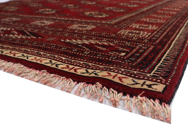 Afghan Teppich 130 x 180 cm - rot