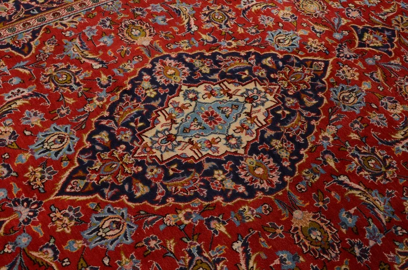 Perserteppich - Keshan 207 x 302 cm - rot