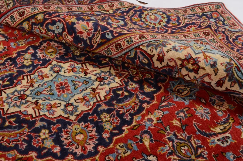 Perserteppich - Keshan 207 x 302 cm - rot
